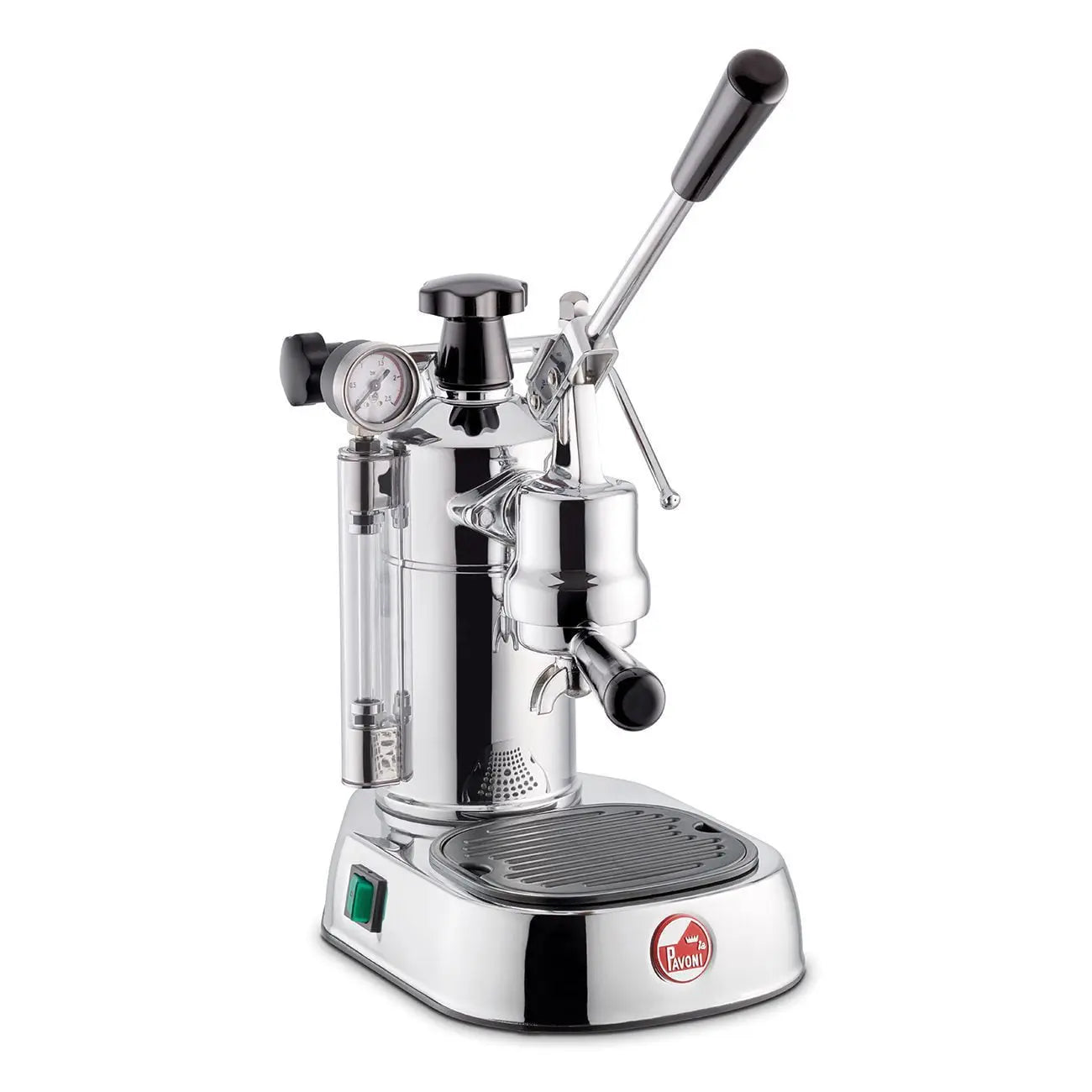 La Pavoni Professional Lusso Lever Coffee Machine (Stainless Steel/Black)